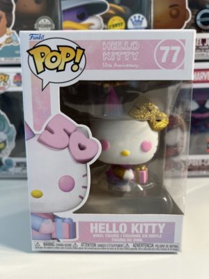 Funko POP! Hello Kitty 50th Anniversary Diamond Hello Kitty with Present Edition Limitée