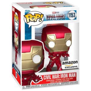 Funko POP! Marvel Captain America Civil War - Civil War: Iron Man Edition Limitée Amazon