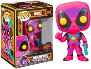 Funko POP! Marvel Deadpool Lumière Noire Edition Limitée