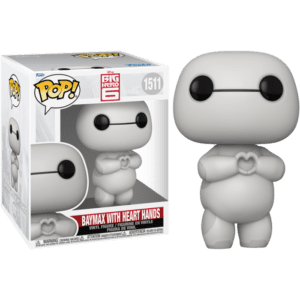 Funko POP! Movies Les Nouveaux Héros Baymax with Heart Hands 15cm