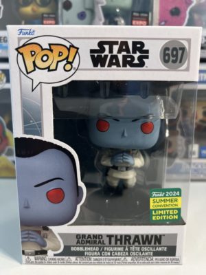 Funko POP! Star Wars Ahsoka Grand Admiral Thrawn (Steepling) Limited Edition Summer Convention 2024 - Imperfect Box