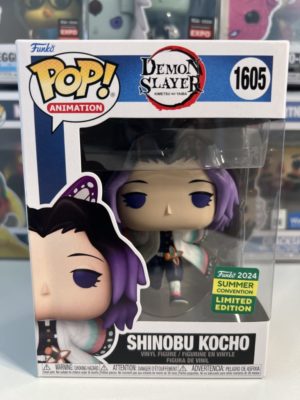 Funko POP! Animation Demon Slayer Shinobu Kocho Edition Limitée Summer Convention 2024 - Boîte Imparfaite