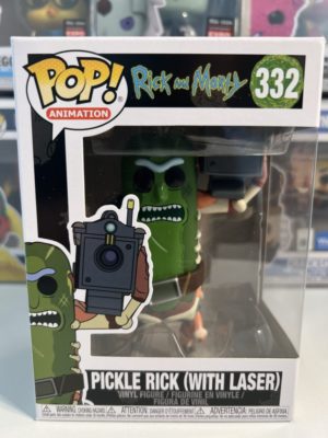Funko POP! Animation Rick & Morty Pickle Rick (With Laser) - Imperfect Box