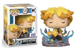 Funko POP! Animation Demon Slayer Zenitsu Agatsuma (Thunder Breathing First Form) Edition Limitée Funimation 2021