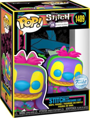 Funko POP! Disney Stitch in Costume - Stitch as Cheshire Cat Lumière Noire Edition Limitée