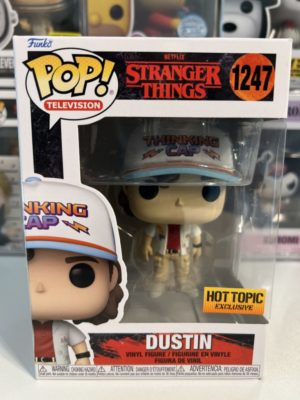 Funko POP! Television Stranger Things Dustin (Dragon Shirt) Limitierte Auflage Hot Topic - Unvollkommene Box