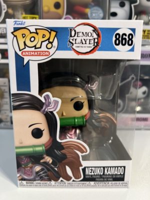 Funko POP! Animation Demon Slayer Nezuko Kamado Métallique Edition Limitée - Boîte Imparfaite