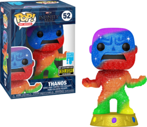 Funko POP! Art Series Marvel Infinity Saga Thanos (Rainbow) Metallic Limited Edition Entertainment Earth