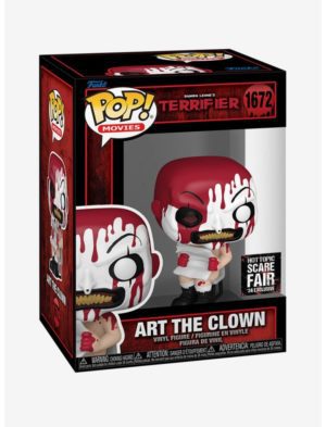 Funko POP! Movies Terrifier - Art The Clown (With Newspaper & Bloody) Edition Limitée Scare Fair 2024