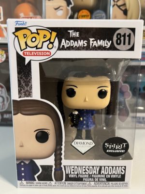 Funko POP! Television The Addams Family Wednesday Addams Diamond Limitierte Auflage Spirit - Unvollkommene Box