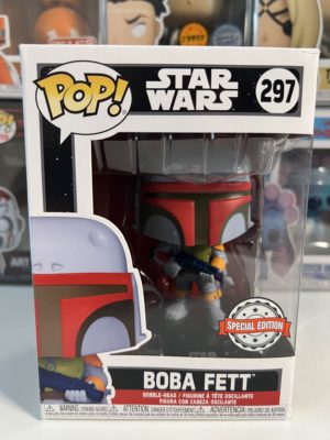 Funko POP! Star Wars Boba Fett (Retro) Limited Edition - Imperfect Box