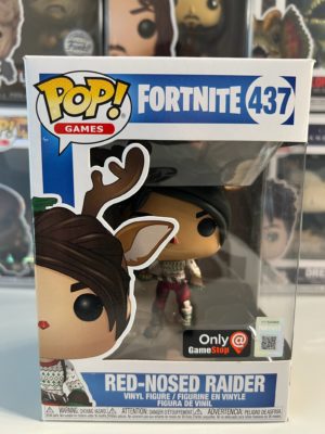 Funko POP! Games Fortnite Red-Nosed Raider Limitierte Auflage GameStop - Unvollkommene Box
