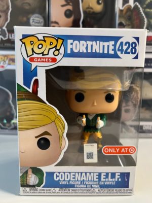 Funko POP! Games Fortnite Codename E.L.F. Edition Limitée Target - Boîte Imparfaite