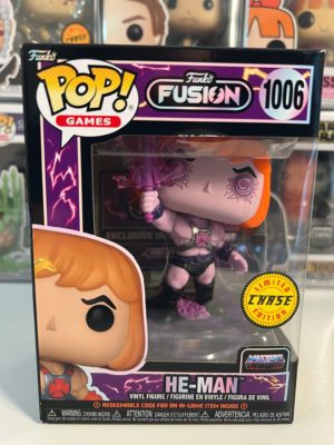Funko POP! Games Funko Fusion Masters of the Universe He-Man Limited Edition Chase - Imperfect Box