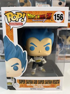 Funko POP! Animation Dragon Ball Z Resurrection F Super Saiyan God Super Saiyan Vegeta - Imperfect Box