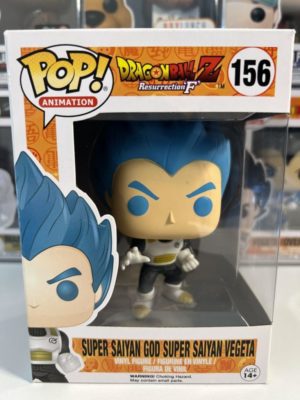 Funko POP! Animation Dragon Ball Z Resurrection F Super Saiyan God Super Saiyan Vegeta - Imperfect Box