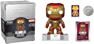 Funko POP! Classics Marvel - Iron Man with Pin and Coin in Alluminium Box Limited Edition 10000 Pieces