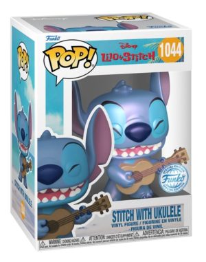Funko POP! Disney Lilo & Stitch - Stitch with Ukulele Pearlescent Limited Edition