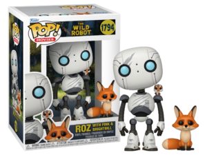 Funko POP! The Wild Robot Roz with Brightbill and Fink