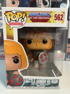 Funko POP! Television Les Maîtres de l'Univers Battle Armor He-Man - Boîte Imparfaite