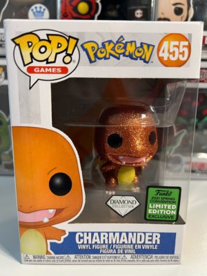Funko POP! Games Pokémon Glumanda Diamond Limitierte Auflage Spring Convention 2021 - Unvollkommene Box