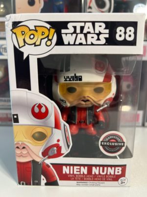 Funko POP! Star Wars Nien Nunb (X-Wing Pilot) Limited Edition GameStop - Imperfect Box