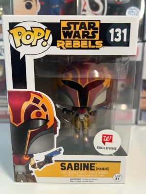Funko POP! Star Wars Rebels Sabine Unmasked Limitierte Auflage Walgreens - Unvollkommene Box