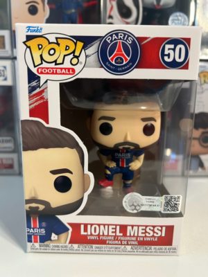 Funko POP! Football Paris Saint-Germain Lionel Messi (Home Kit) - Boîte Imparfaite