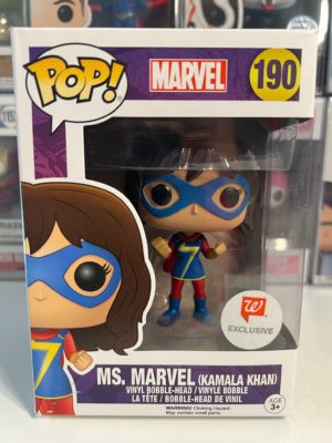 Funko POP! Marvel Ms. Marvel (Kamala Khan) Limitierte Auflage Walgreens - Unvollkommene Box