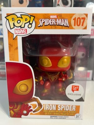 Funko POP! Marvel Spider-Man - Iron Spider Edition Limitée Walgreens - Boîte Imparfaite
