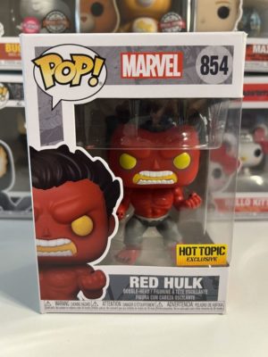 Funko POP! Marvel Red Hulk Edition Limitée Hot Topic - Boîte Imparfaite