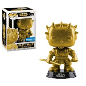 Funko POP! Star Wars Darth Maul Gold Metallisch Limitierte Auflage Walmart