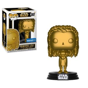Funko POP! Star Wars Princess Leia Gold Metallisch Limitierte Auflage Walmart