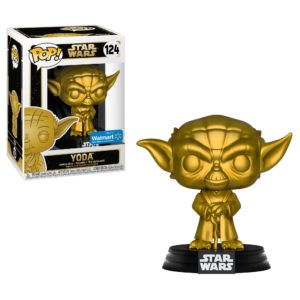 Funko POP! Star Wars Yoda Metallic Gold Limited Edition Walmart