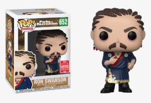 Funko POP! Television Parks and Recreation Ron Swanson (Cornrows) Limited Edition Summer Convention 2018