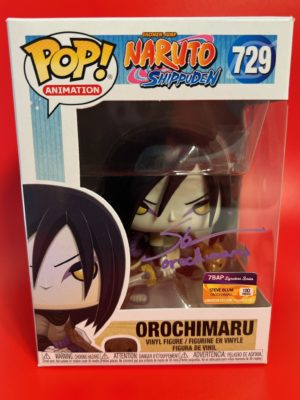 Steve Blum - Signiertes Funko POP - Orochimaru (Naruto Shippuden) - COA JSA + Acrylbox