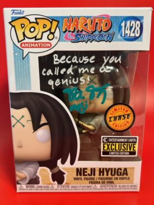 Steve Staley - Funko POP Signée - Neji Hyuga (Naruto Shippuden) - COA JSA + Boîte Acrylique