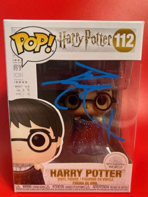 Daniel Radcliffe - Signed Funko POP - Harry Potter with Invisibility Cloak (Harry Potter) - COA Beckett + Acrylic Box