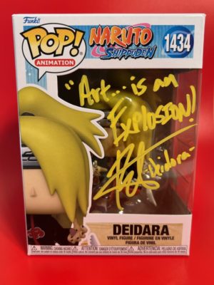Roger Craig Smith - Funko POP Signée - Deidara (Naruto Shippuden) - COA JSA + Boîte Acrylique