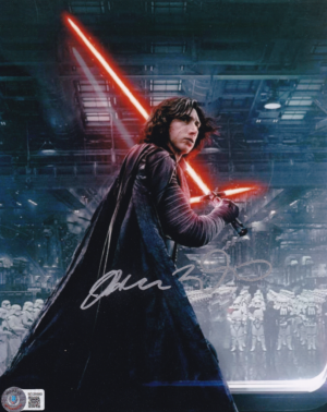 Adam Driver - Photo Signée -  Kylo Ren (Star Wars: The Force Awakens) - COA Beckett