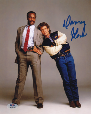 Danny Glover - Signed Photo - Roger Murtaugh & Martin Riggs (Lethal Weapon) - COA PSA