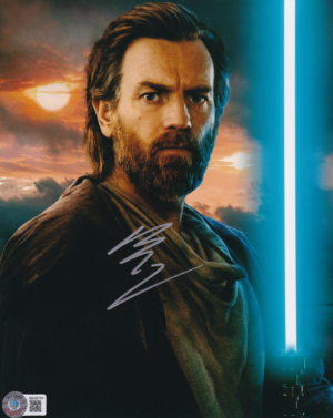 Ewan McGregor - Signiertes Foto - Obi-Wan Kenobi (Star Wars) - COA Beckett