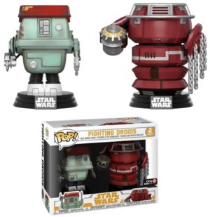 Funko POP! 2-Pack Star Wars Fighting Droids Limited Edition GameStop