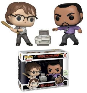 Funko POP! Movies 2-Pack Office Space Michael Bolton & Samir Limited Edition Spring Convention 2019