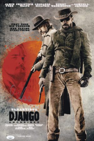 Jamie Foxx - Affiche Signée - Django Unchained (Django) - COA JSA
