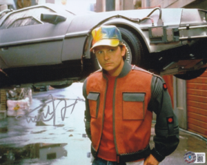 Michael J. Fox - Photo Signée - Marty McFly (Retour vers le Futur 2) - COA Beckett