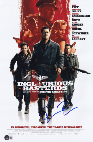 Quentin Tarantino - Signed Poster - Inglorious Basterds - COA Beckett