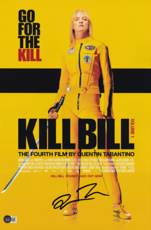 Quentin Tarantino - Signed Poster - Kill Bill Volume 1 - COA Beckett