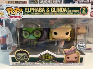 Funko POP! 2-Pack Movies Wicked Elphaba & Glinda in Shiz Uniform Edition Limitée - Boîte Imparfaite