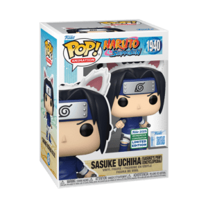 Funko POP! Animation Naruto Shippuden Sasuke Uchiha (Sasuke's Paw Encyclopedia) Limitierte Auflage Wondrous Convention 2025